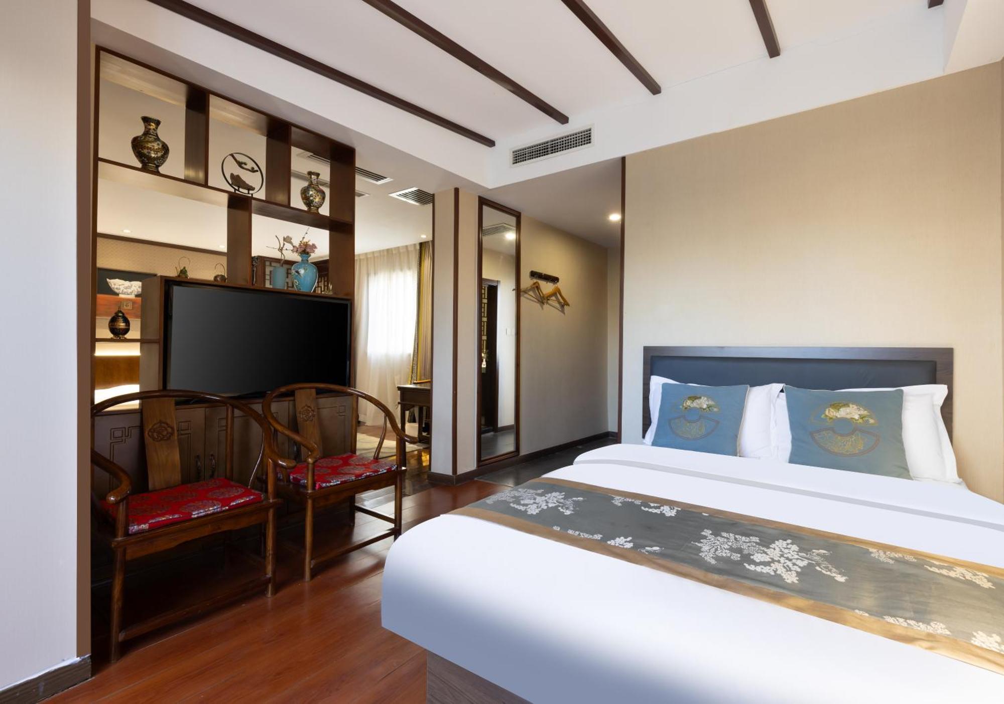 Chinese Culture Boutique Hotel-Tangfu,Traditional Chinese Theme,Heart Of Beijing,Near Forbidden City,Tiananmen Square,Hutongs,Metro Access,Free Coffee,Tea,Laundry Oda fotoğraf