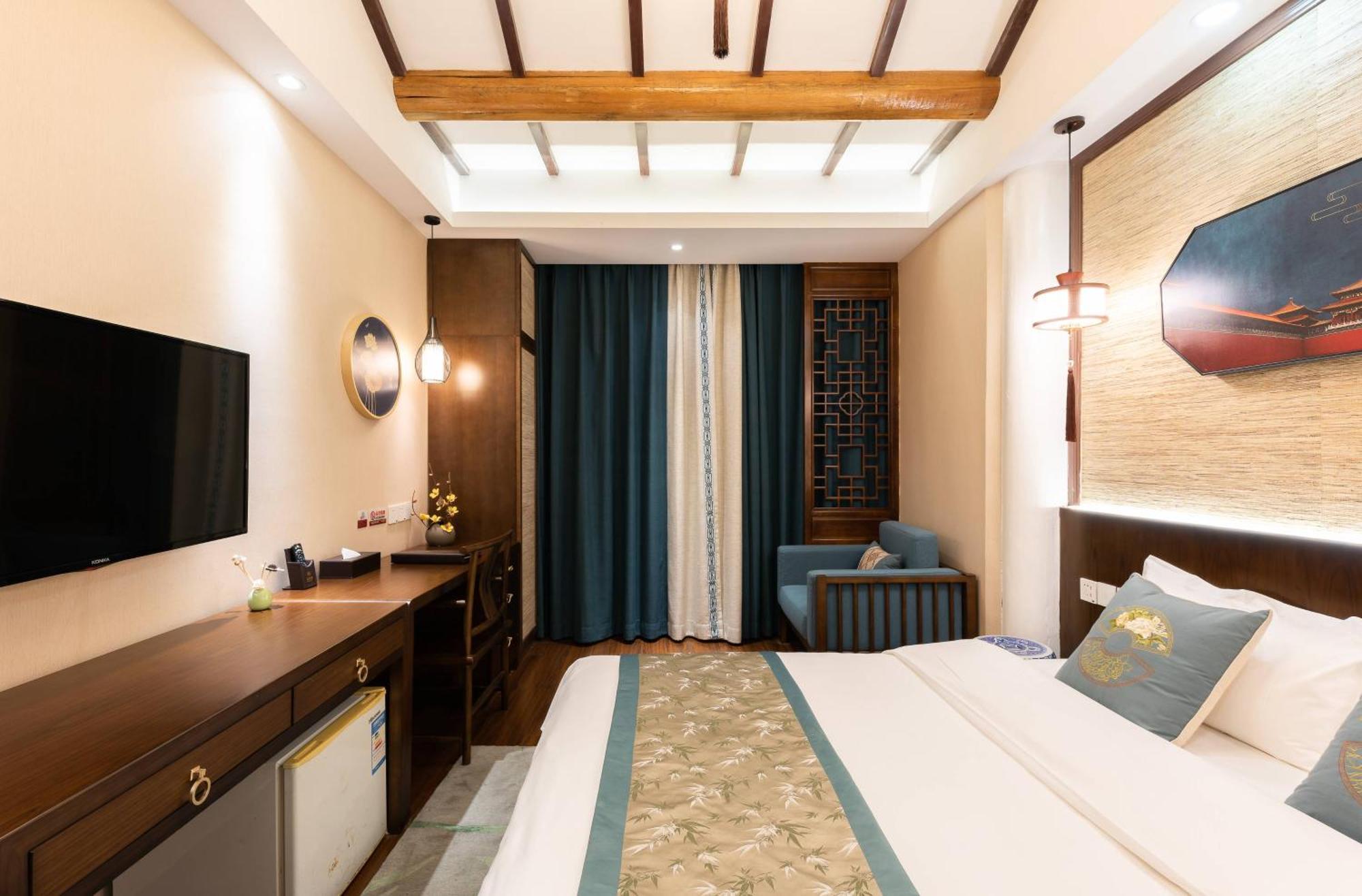 Chinese Culture Boutique Hotel-Tangfu,Traditional Chinese Theme,Heart Of Beijing,Near Forbidden City,Tiananmen Square,Hutongs,Metro Access,Free Coffee,Tea,Laundry Oda fotoğraf